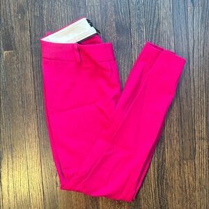 J. Crew Pink Ankle Cropped Pants
